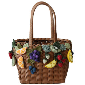 フルーツのカゴバッグ